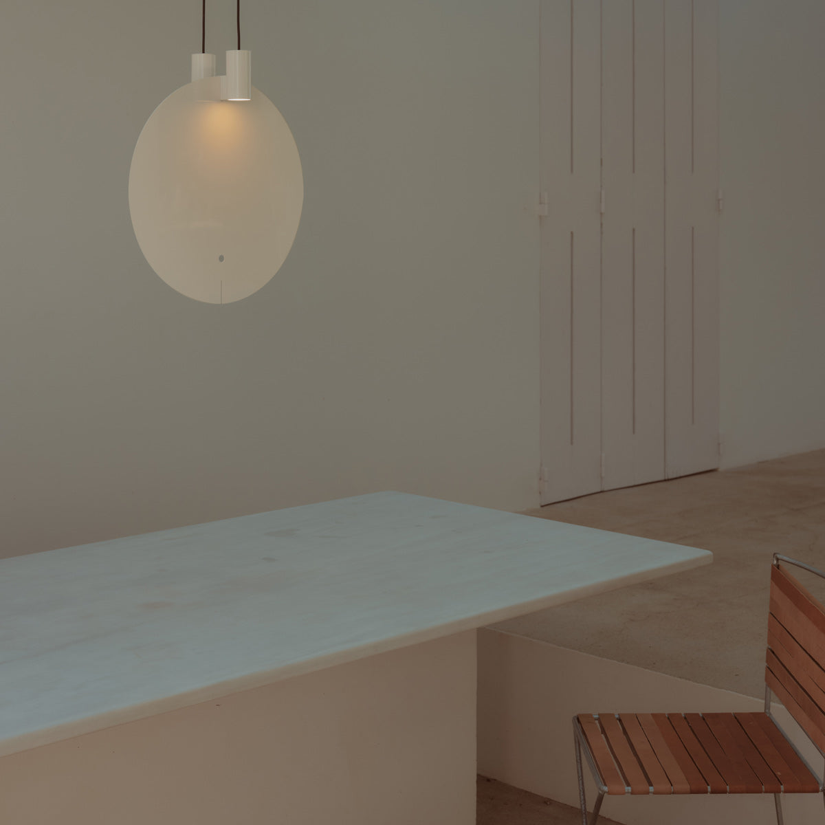 Bijou LED Pendant Light in living room.