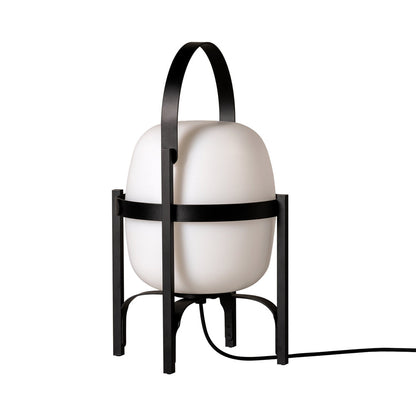 Cesta Outdoor Table Lamp in Black.