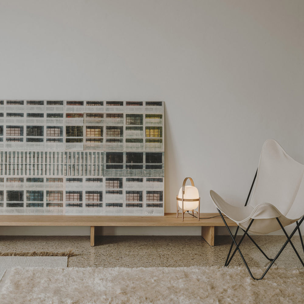 Cestita Table Lamp in living room.