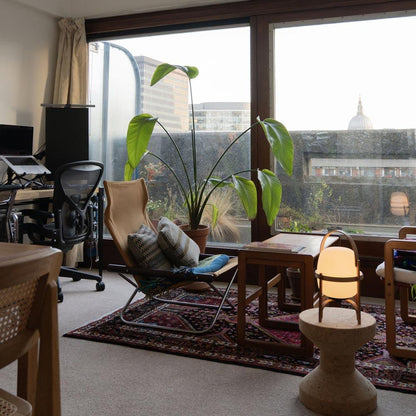 Cestita Table Lamp in living room.