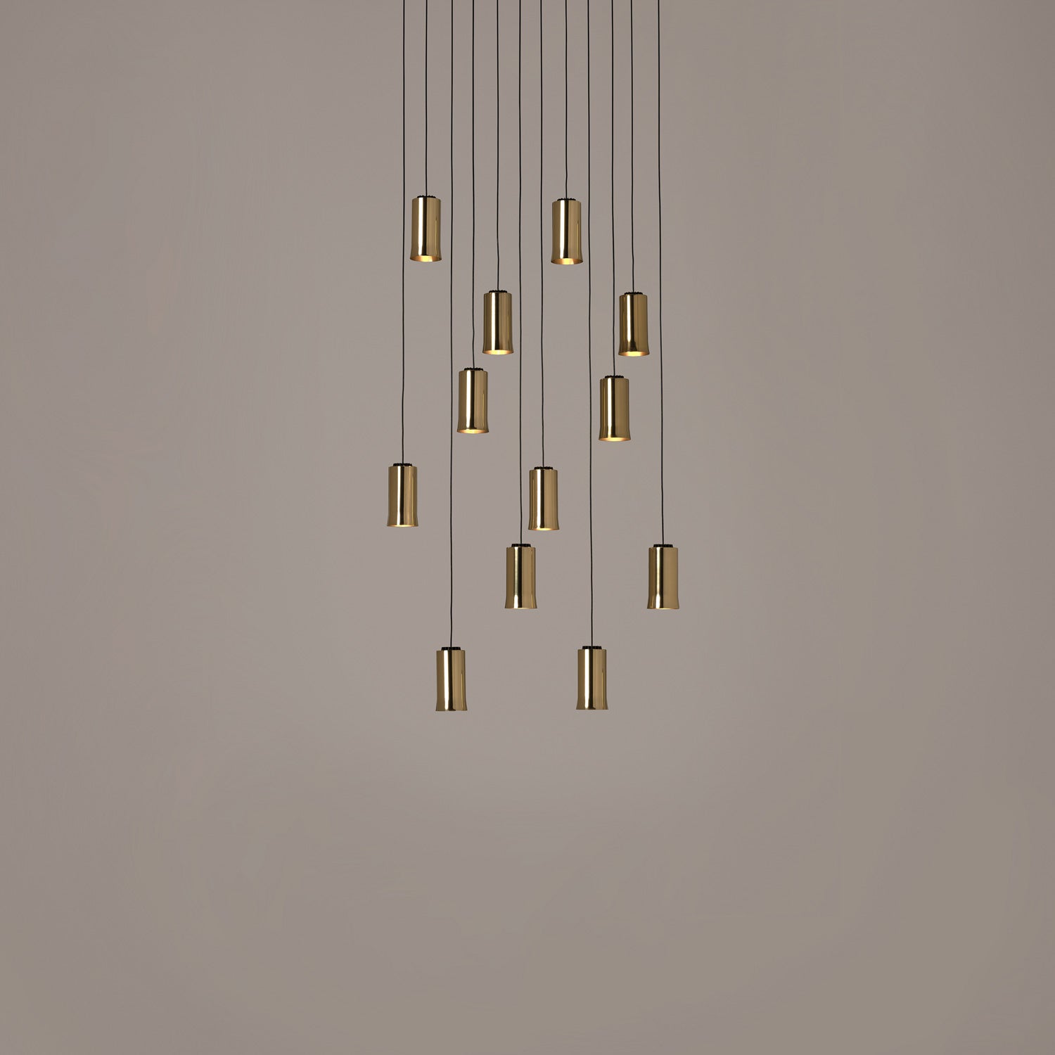 Cirio Cascada Rectangular LED Pendant Light in Detail.