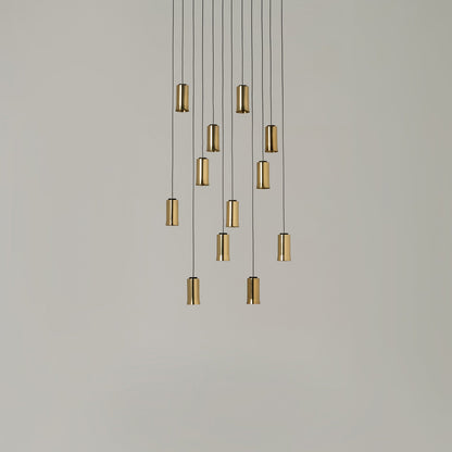 Cirio Cascada Rectangular LED Pendant Light in Detail.