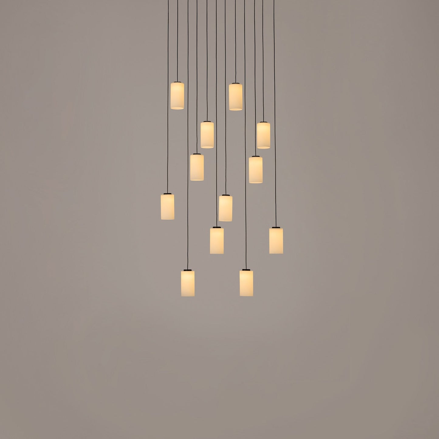 Cirio Cascada Rectangular LED Pendant Light in Detail.