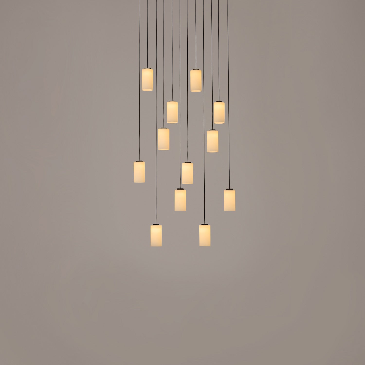 Cirio Cascada Rectangular LED Pendant Light in Detail.