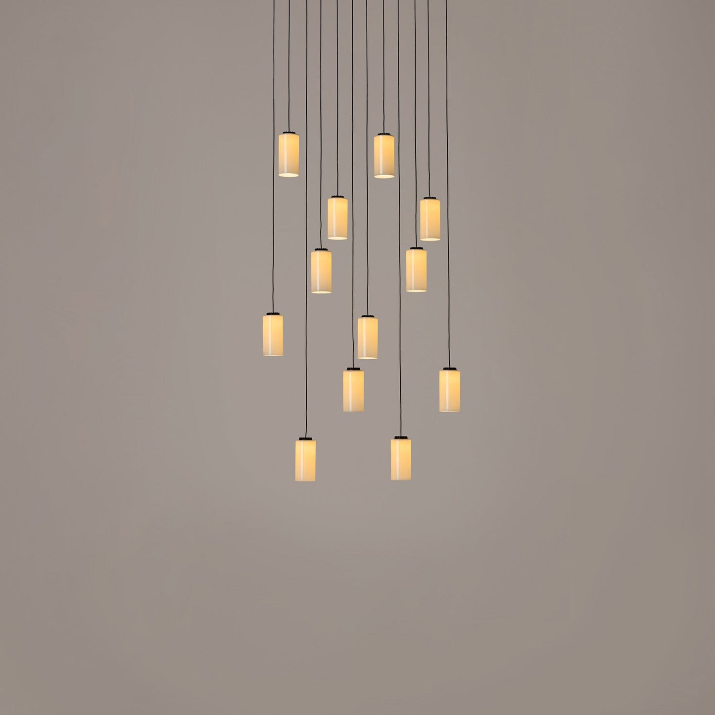 Cirio Cascada Rectangular LED Pendant Light in Detail.