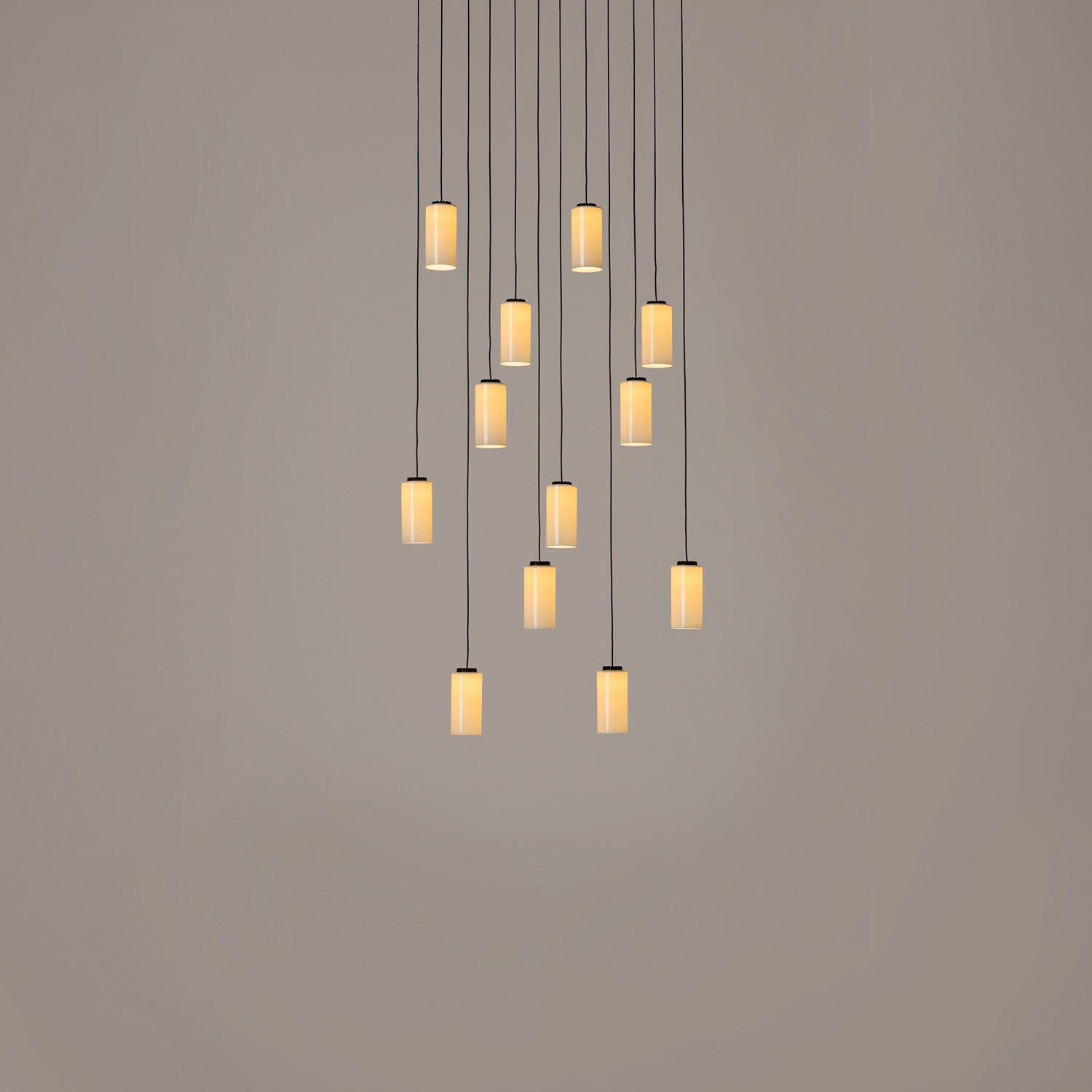 Cirio Cascada Rectangular LED Pendant Light in Detail.