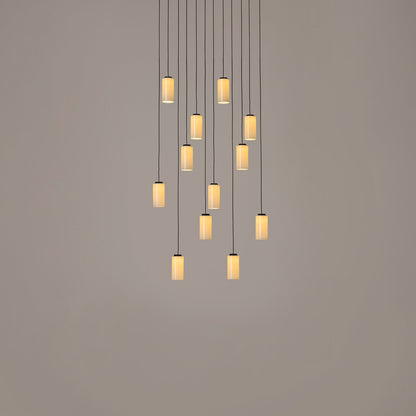 Cirio Cascada Rectangular LED Pendant Light in Detail.