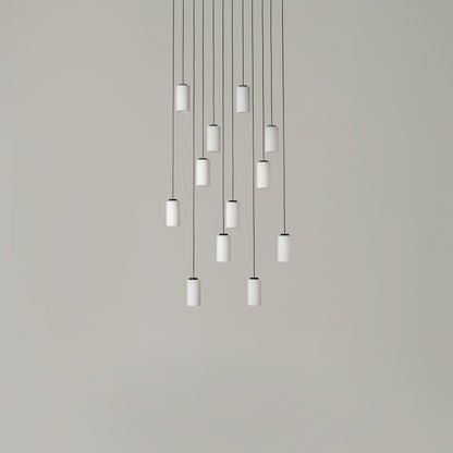 Cirio Cascada Rectangular LED Pendant Light in Detail.