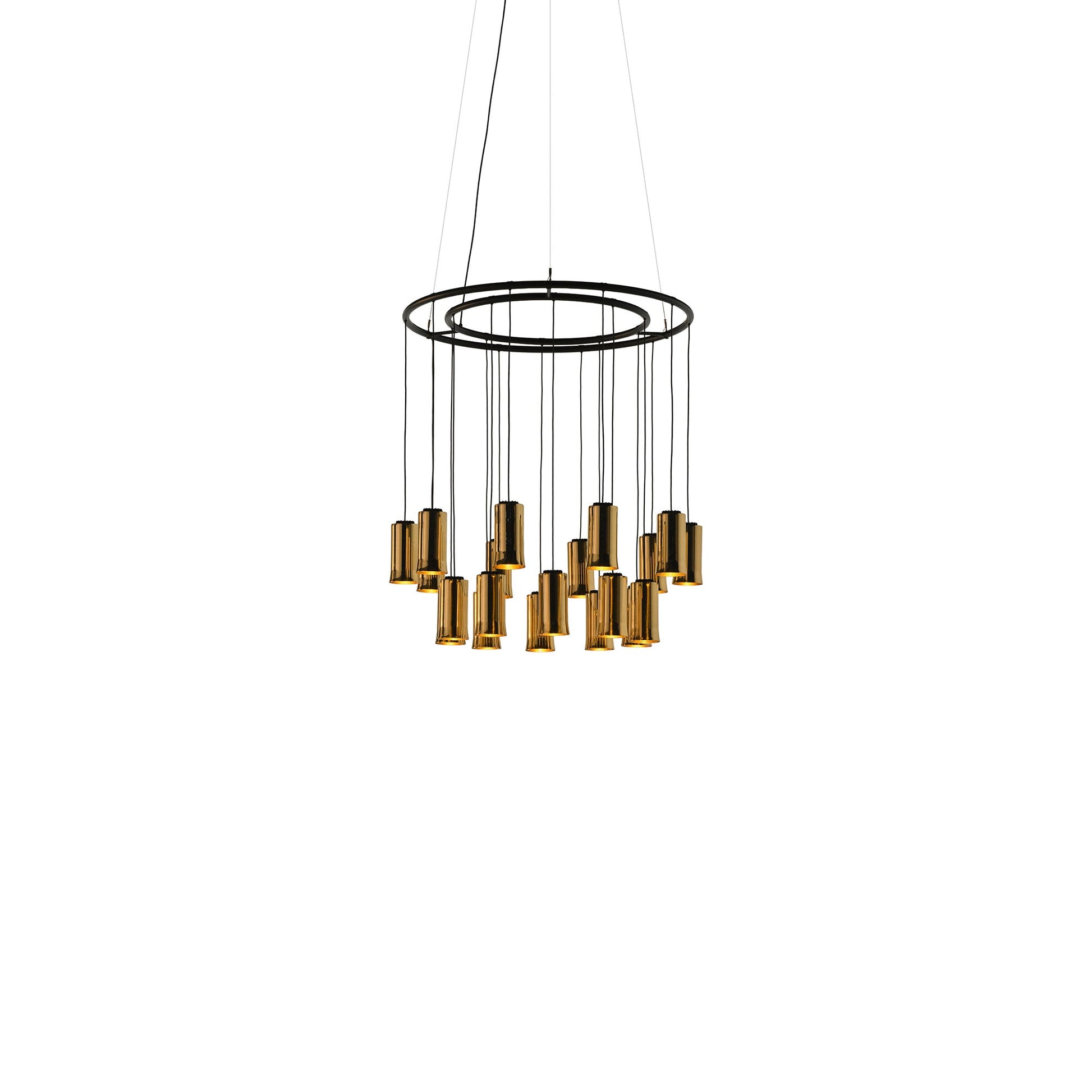 Cirio LED Chandelier in Polished Brass (Small).
