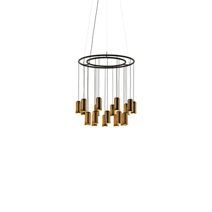 Cirio LED Chandelier in Polished Brass (Small).
