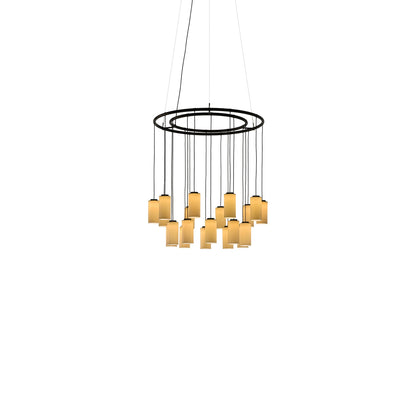Cirio LED Chandelier in White Porcelain (Small).