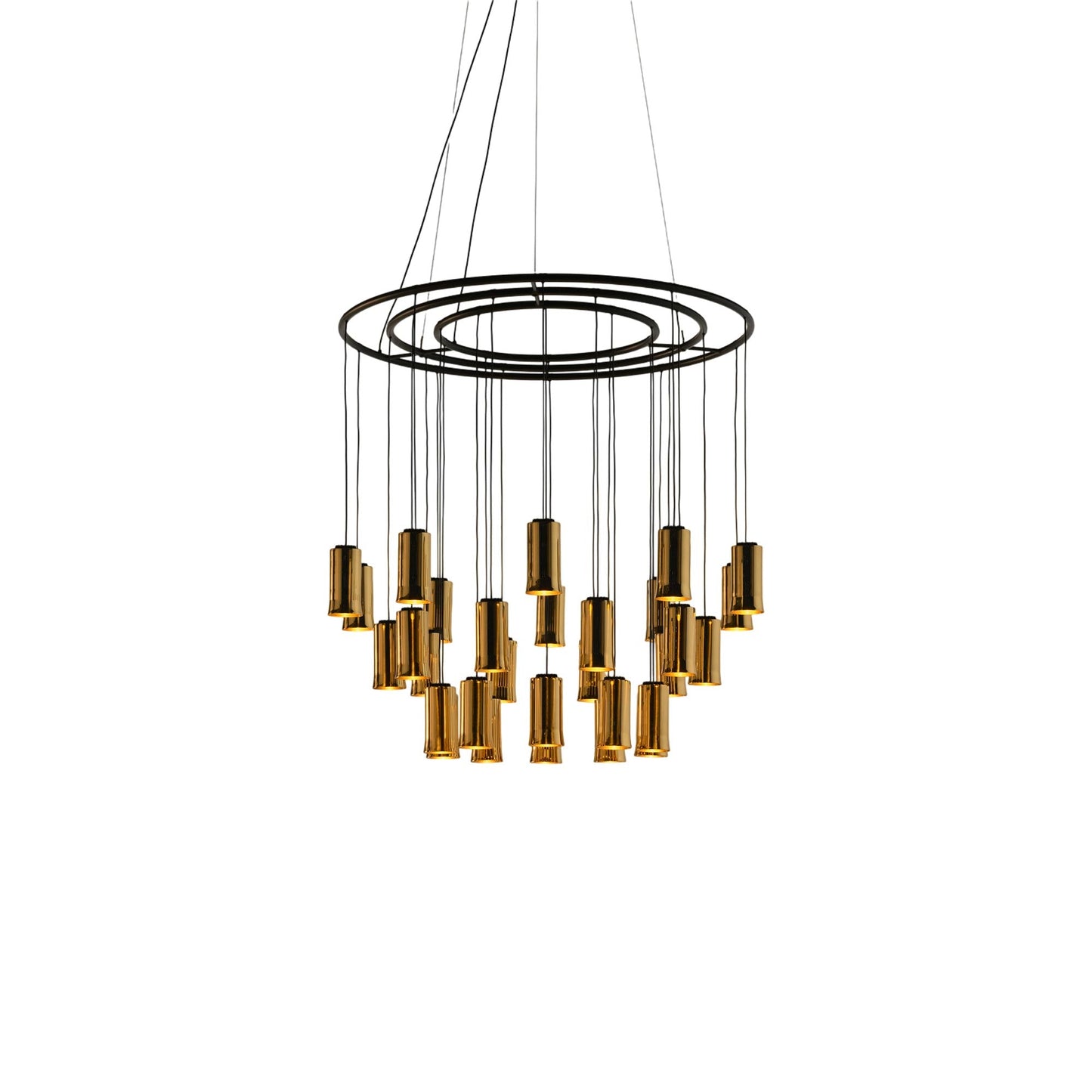 Cirio LED Chandelier in Polished Brass (Medium).