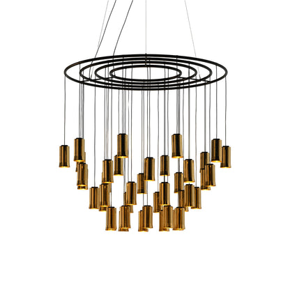 Cirio LED Chandelier in Polished Brass (Large).