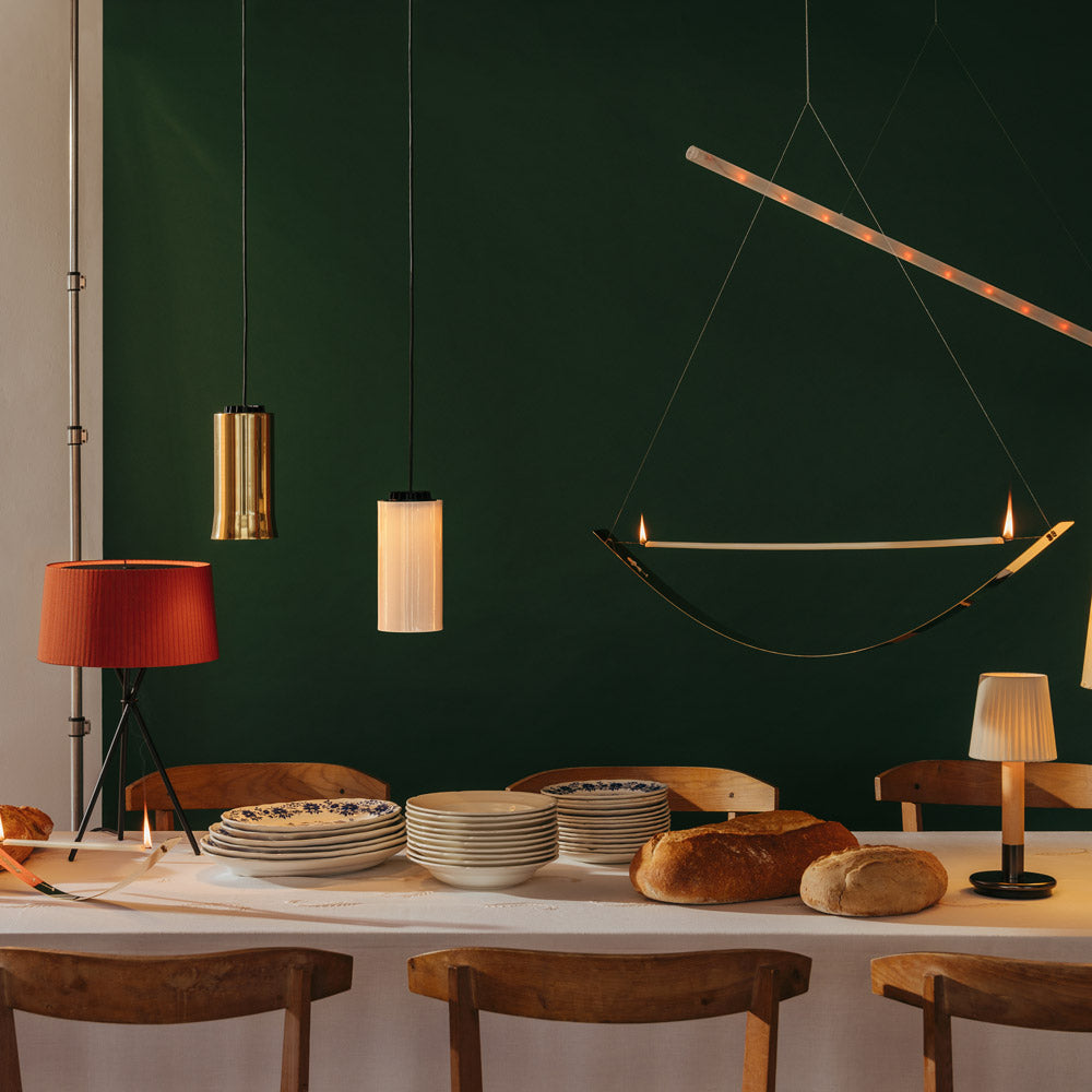 Cirio LED Pendant Light in dining room.