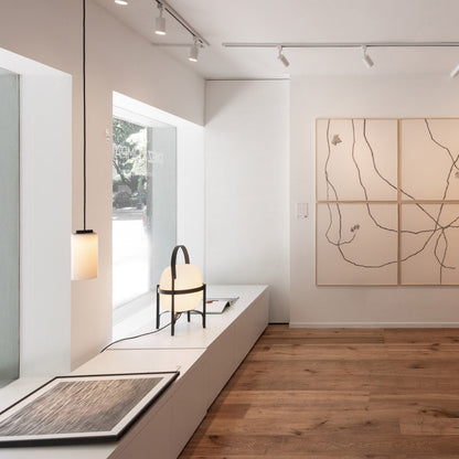 Cirio LED Pendant Light in living room.