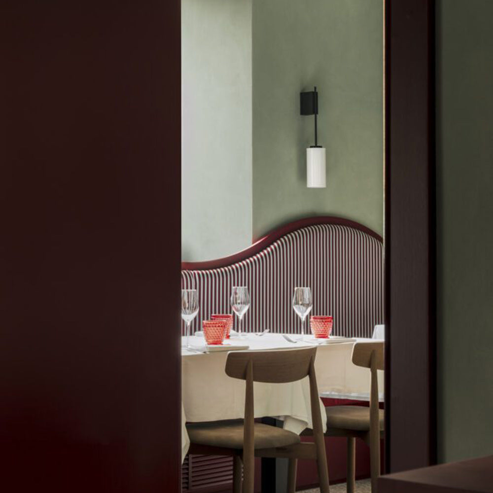 Cirio LED Wall Light in restaurant.