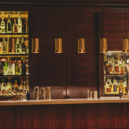 Cirio Linear LED Pendant Light in pub.