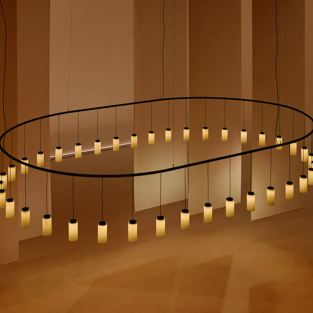 Cirio Oval LED Pendant Light in Detail.