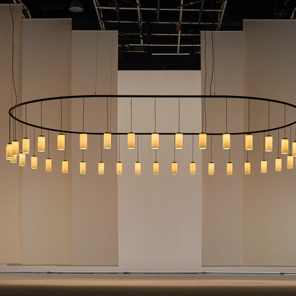 Cirio Oval LED Pendant Light in Detail.