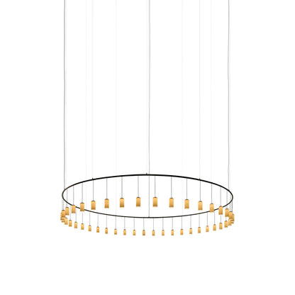 Cirio Rectangular LED Pendant Light in White Porcelain (Large).