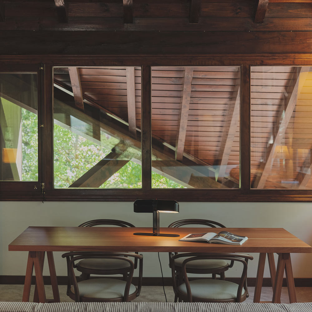 Duo Table Lamp in iving room.