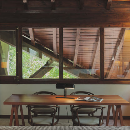 Duo Table Lamp in iving room.
