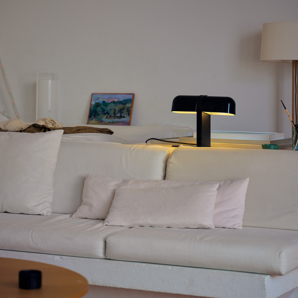 Duo Table Lamp in iving room.