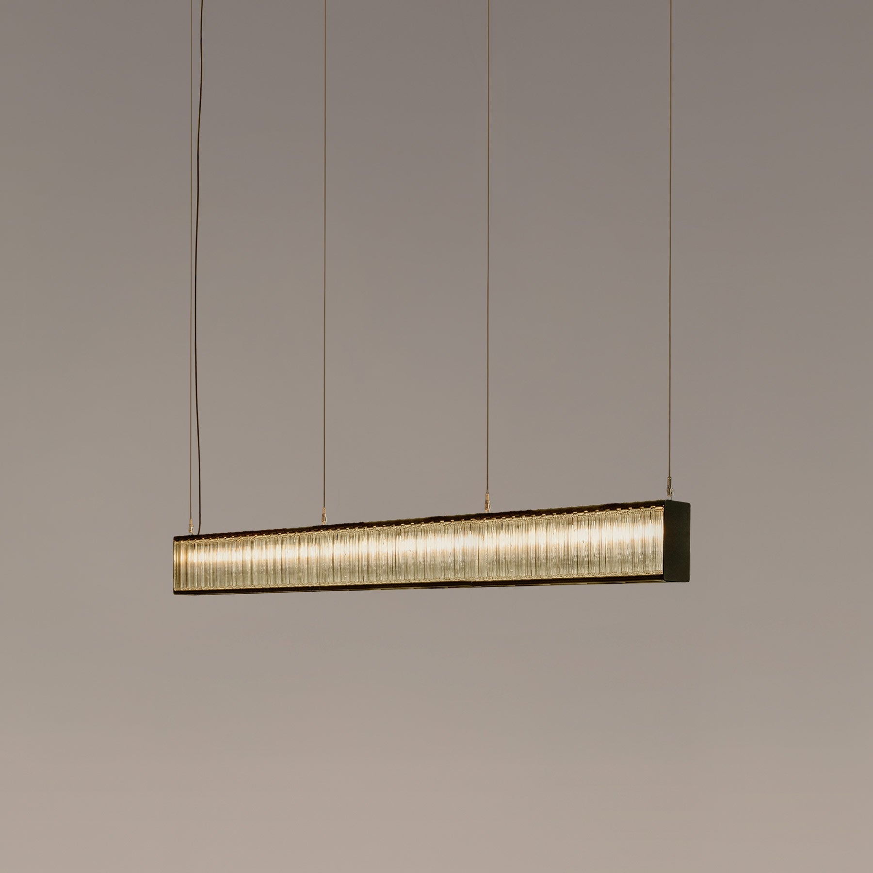 Estadio Linear Pendant Light in Detail.