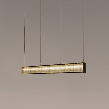 Estadio Linear Pendant Light in Detail.