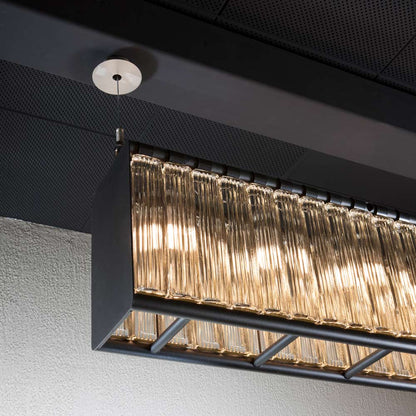 Estadio Linear Pendant Light in Detail.