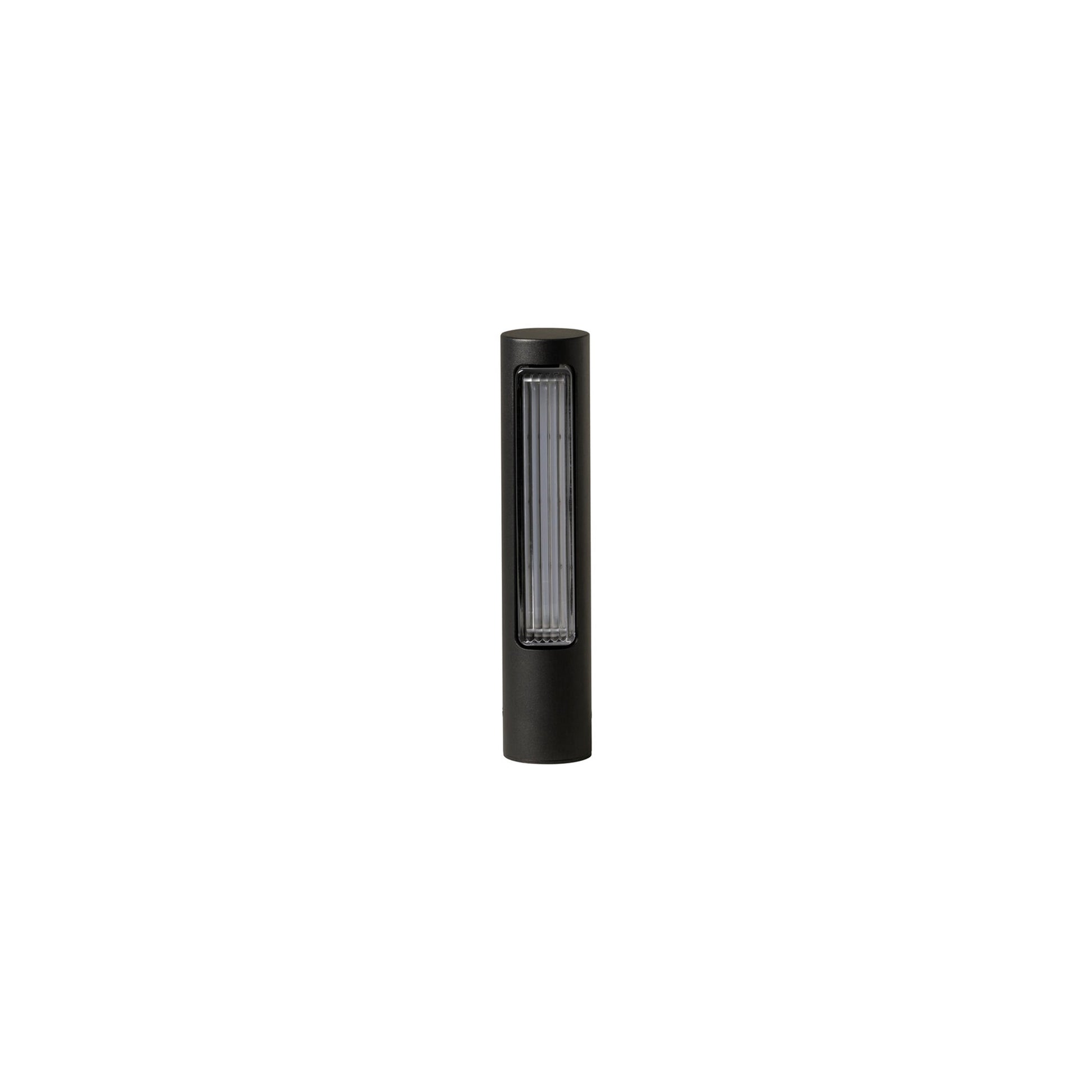 Estadio Outdoor LED Path Light in Texturized Black (17.7-Inch).