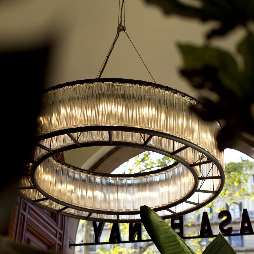 Estadio Pendant Light in Detail.