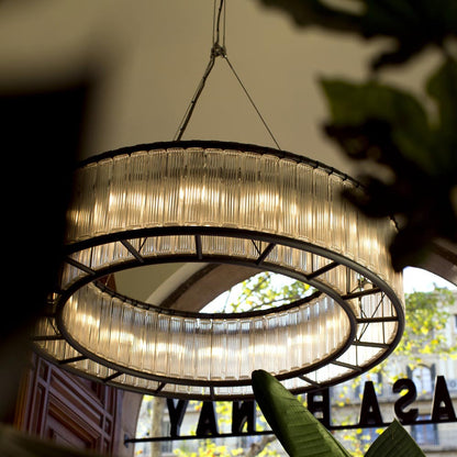 Estadio Pendant Light in Detail.