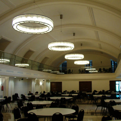 Estadio Pendant Light in restaurant.