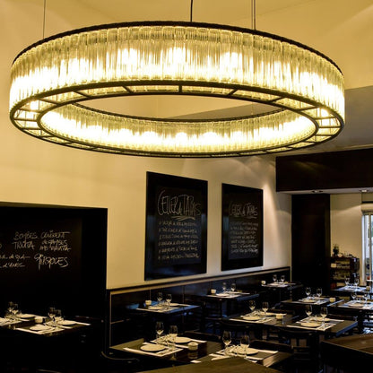 Estadio Pendant Light in restaurant.