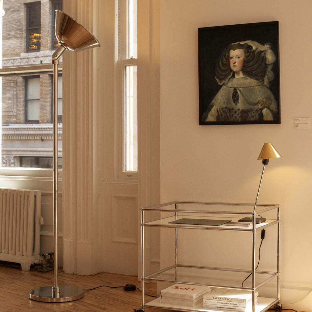 GATCPAC Floor Lamp in living room.