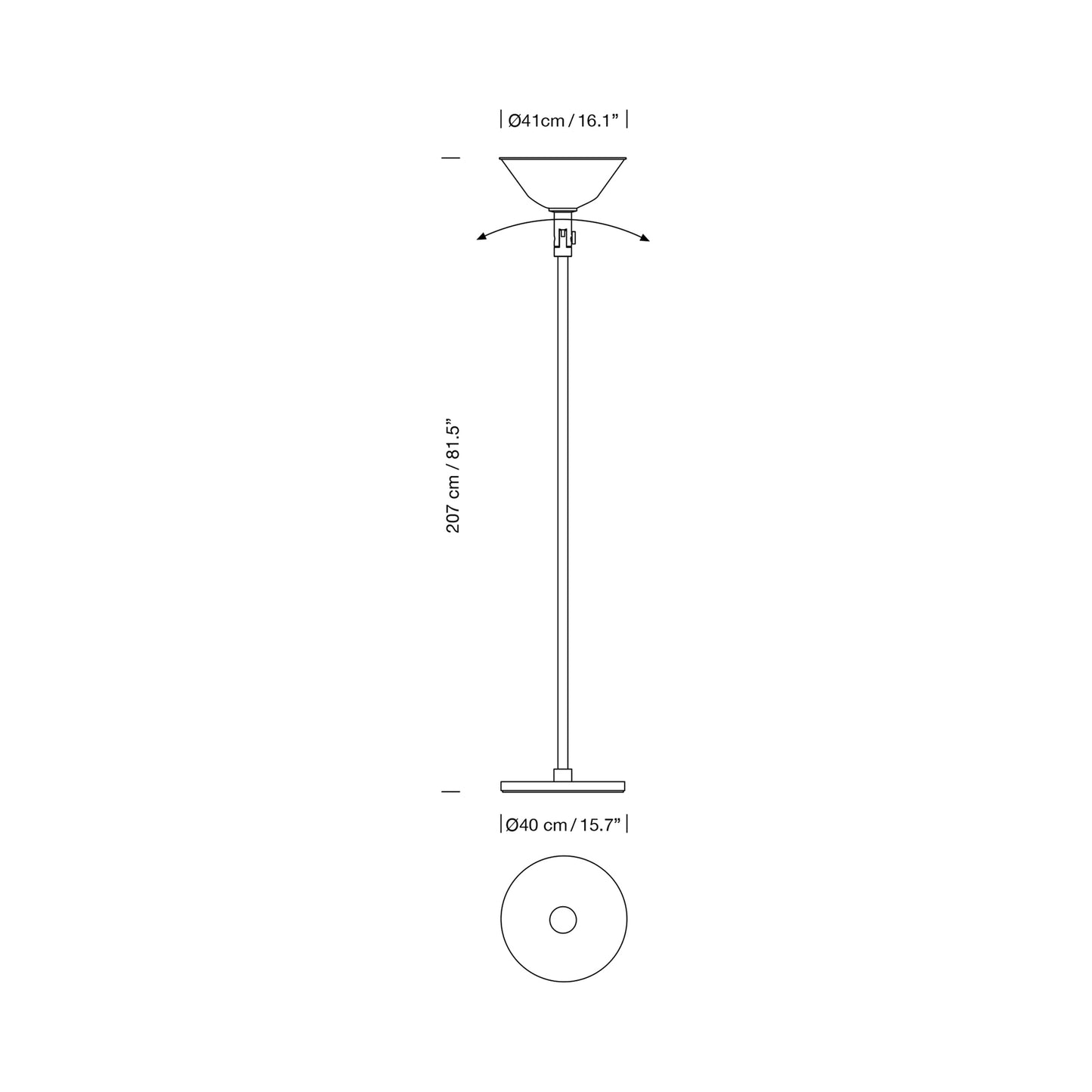 GATCPAC Floor Lamp in Detail.