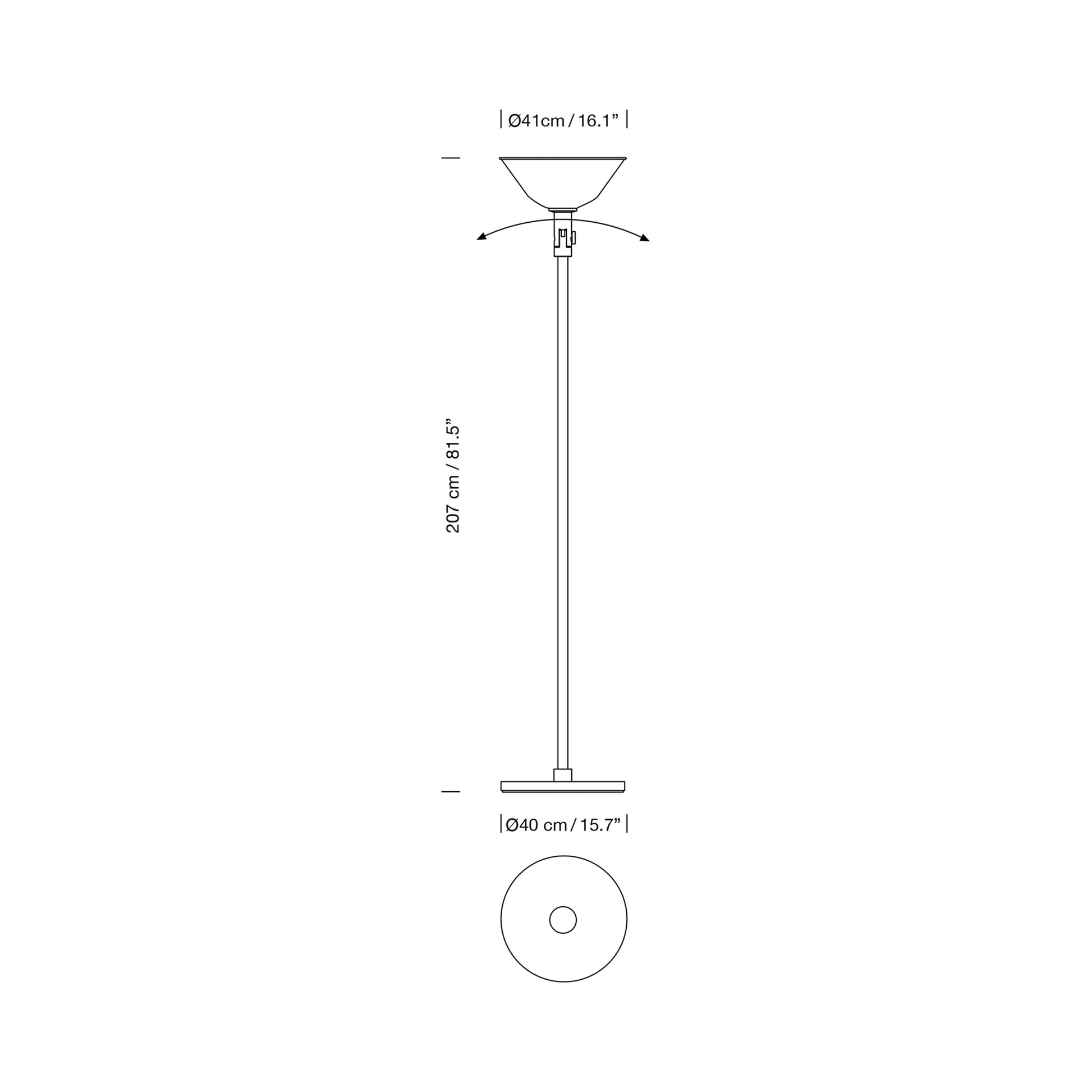 GATCPAC Floor Lamp in Detail.