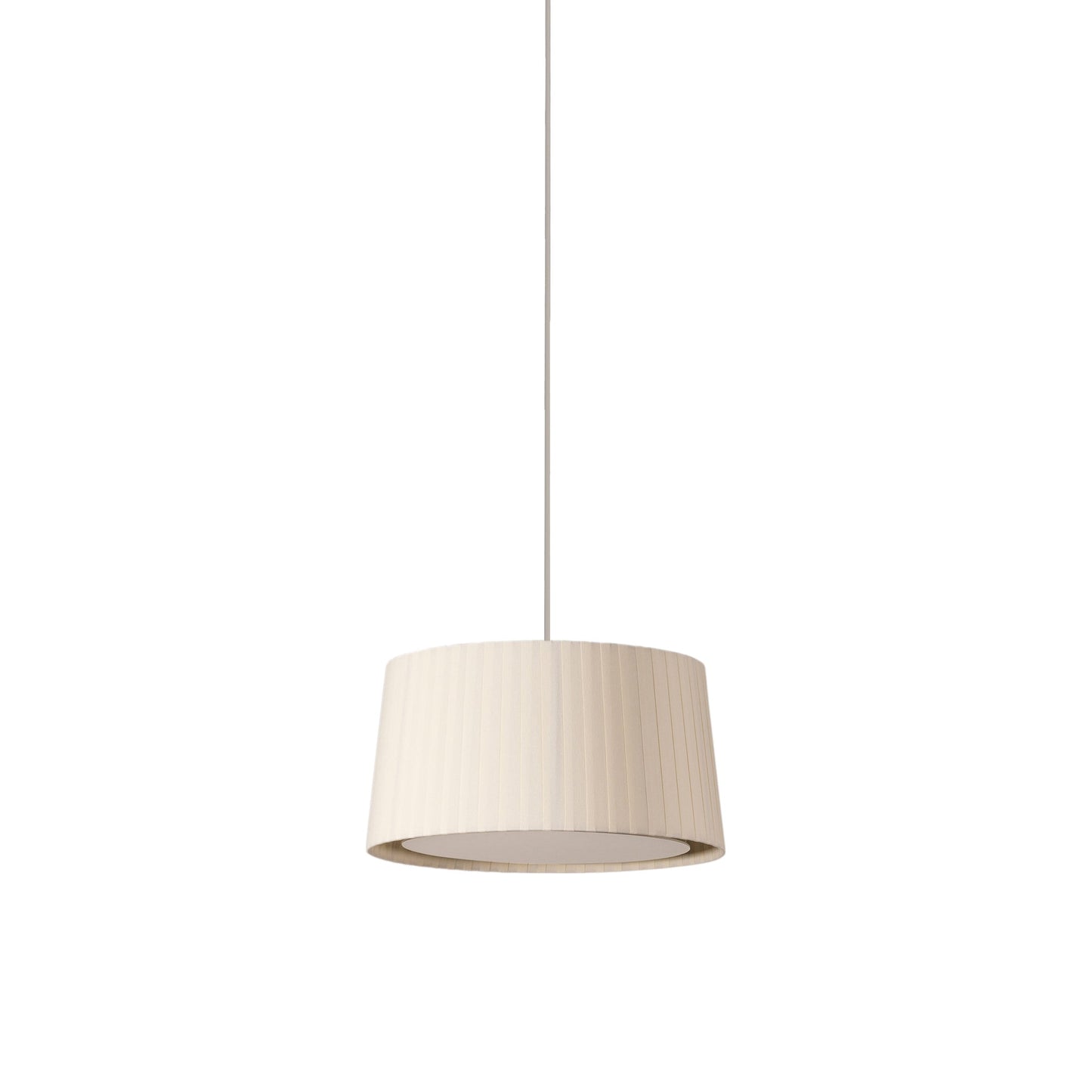 GT5 / GT6 Pendant Light in White/Natural (17.6-Inch).