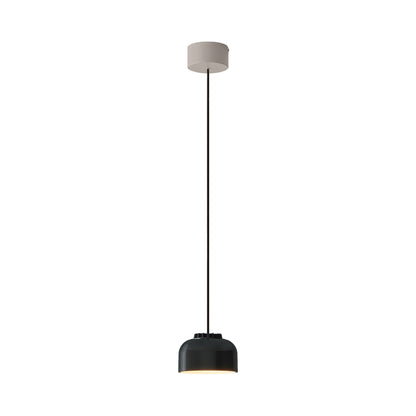 HeadHat Bowl LED Pendant Light in Black (White Surface /Small).