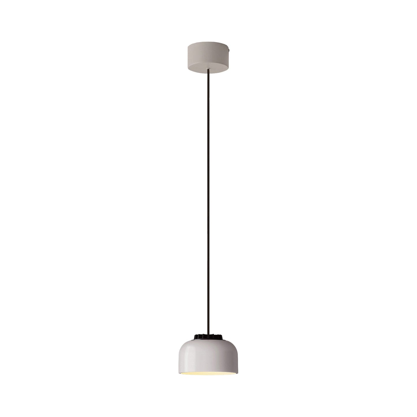HeadHat Bowl LED Pendant Light in White (White Surface /Small).