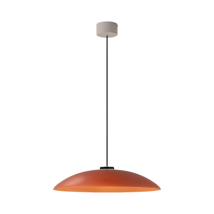 HeadHat LED Pendant Light in Red (White Surface/Medium).