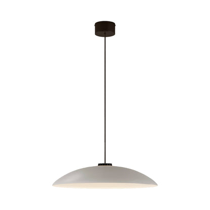 HeadHat LED Pendant Light in White (Black Surface/Medium).