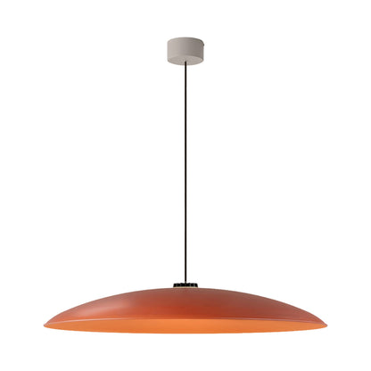 HeadHat LED Pendant Light in Red (White Surface/Large).
