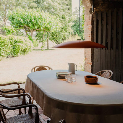 HeadHat LED Pendant Light in garden.