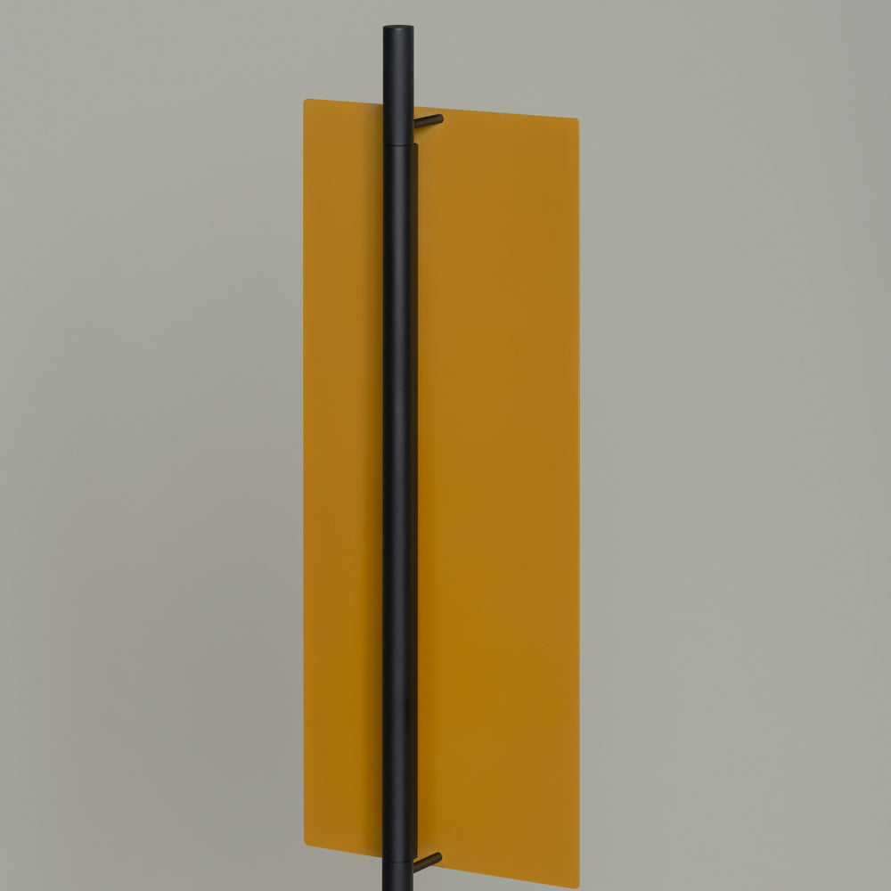 Lámina Dorada 45 LED Floor Lamp in Detail.
