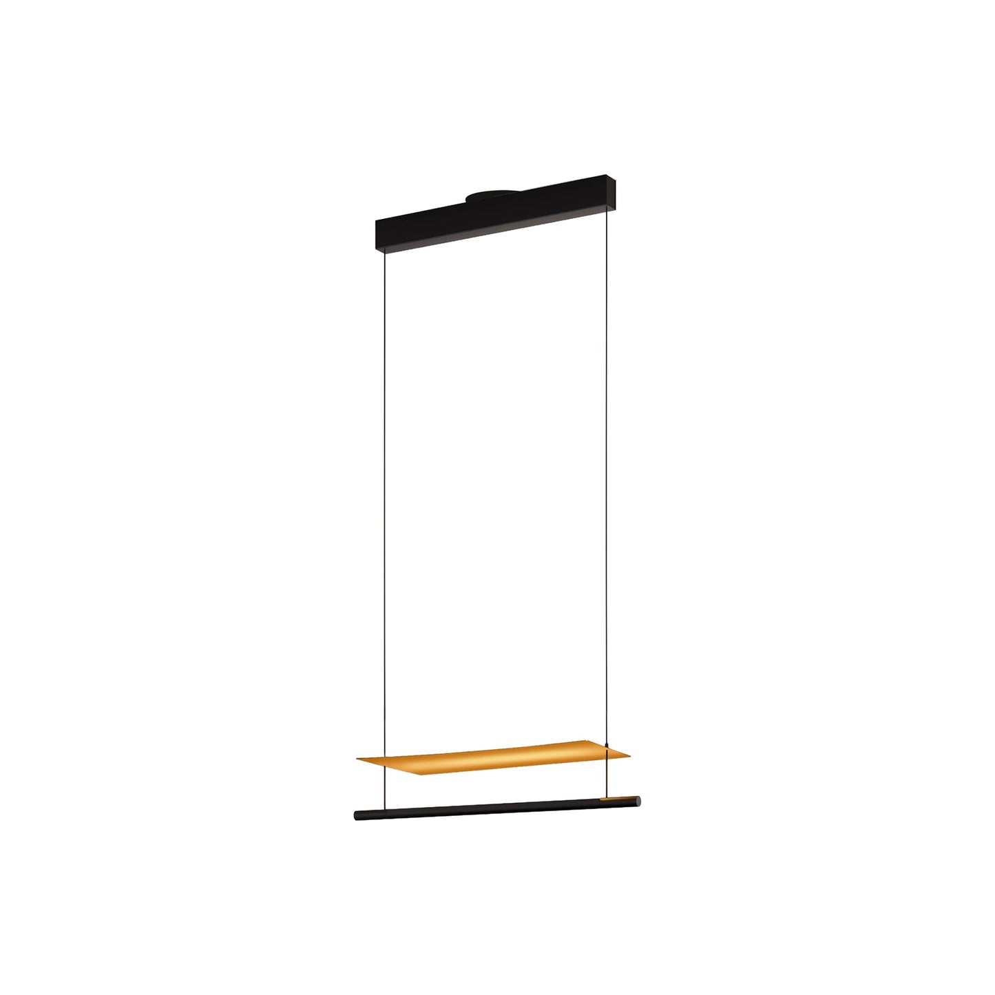 Lámina Dorada 45 LED Pendant Light (23.1-Inch).