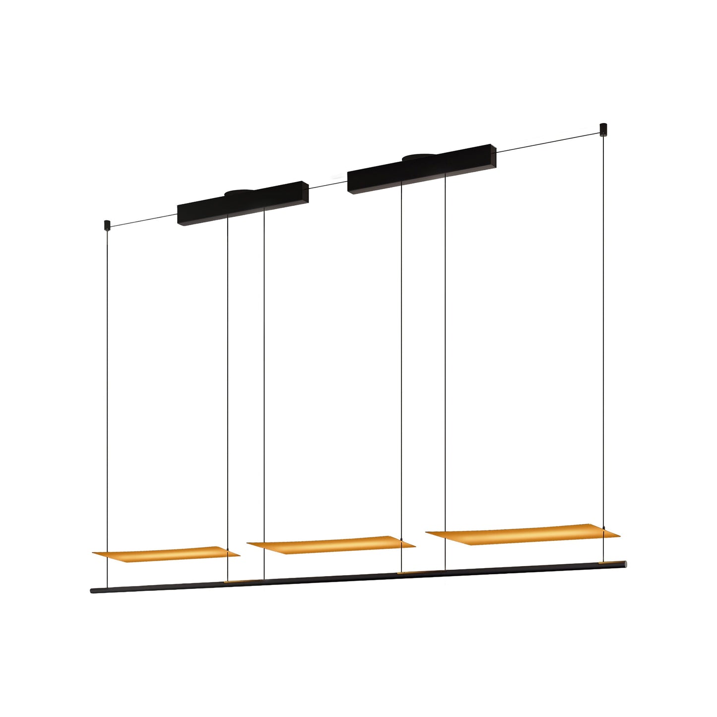 Lámina Dorada 45 LED Pendant Light (69.2-Inch).