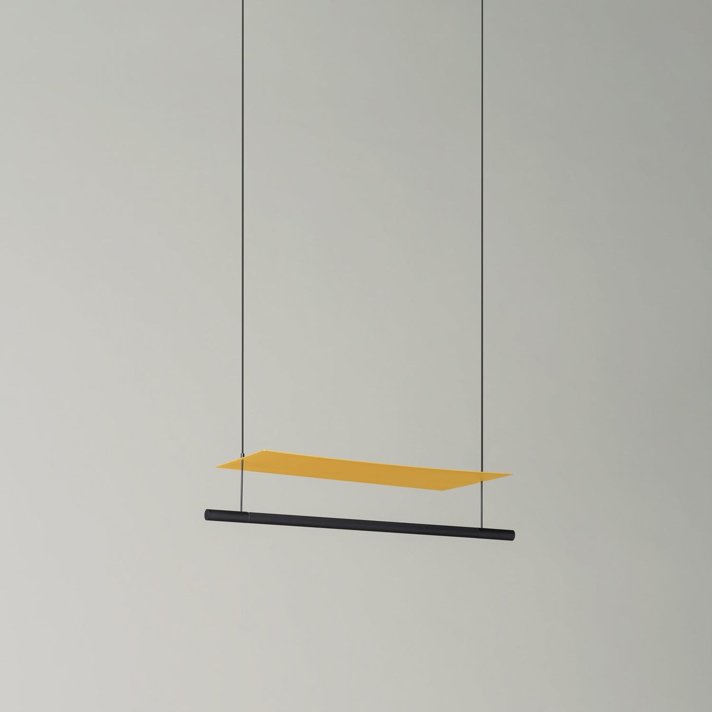 Lámina Dorada 45 LED Pendant Light in Detail.