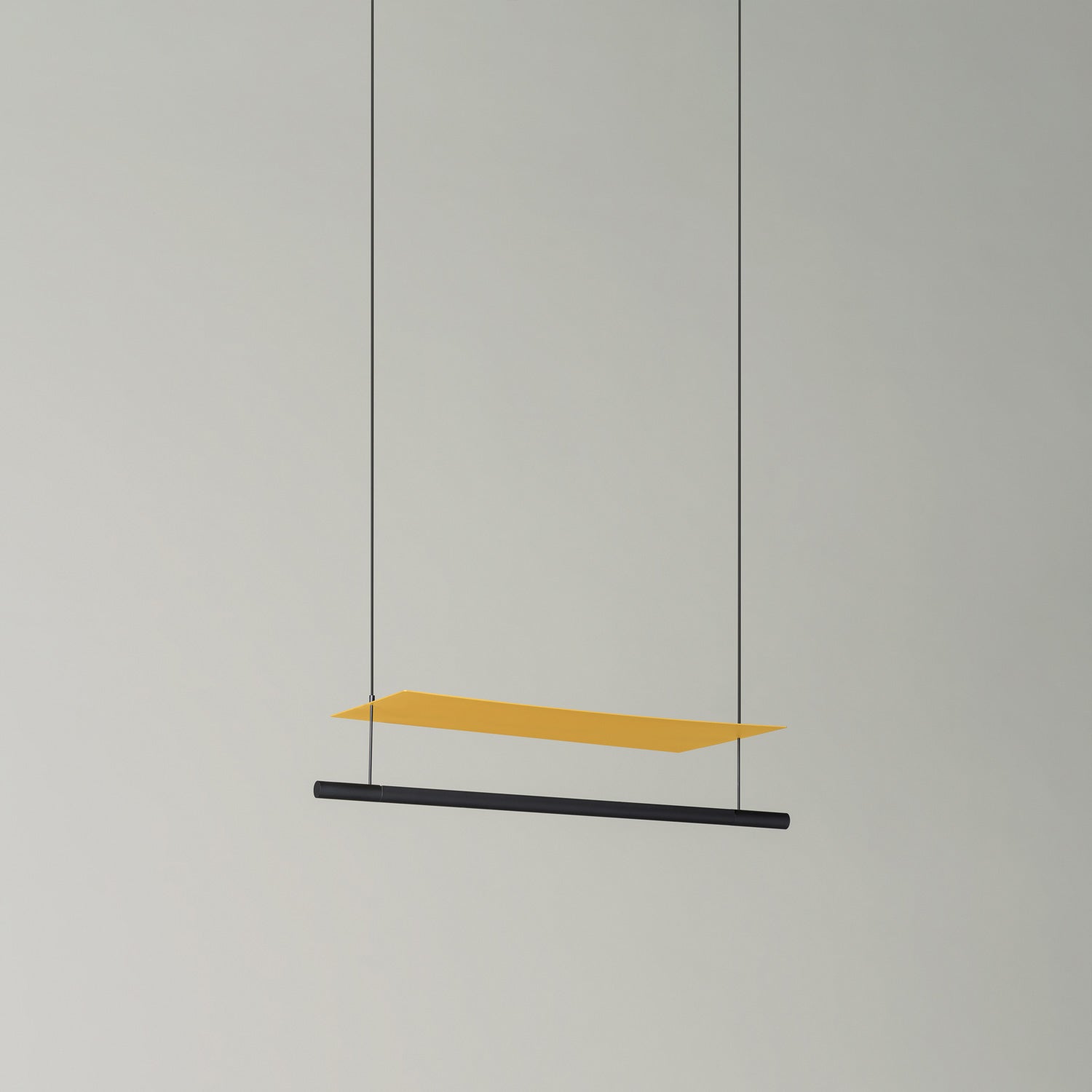 Lámina Dorada 45 LED Pendant Light in Detail.